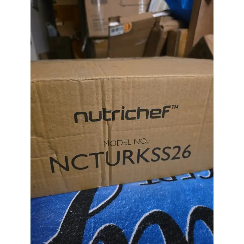 NutriChef Stainless Steel Roasting Pan 14